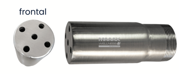 Boquilla De 5 Salidas En Acero Innoxidable Polachado