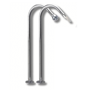 Cañon En Acero Inoxidable Altura 1.45M Cepillado