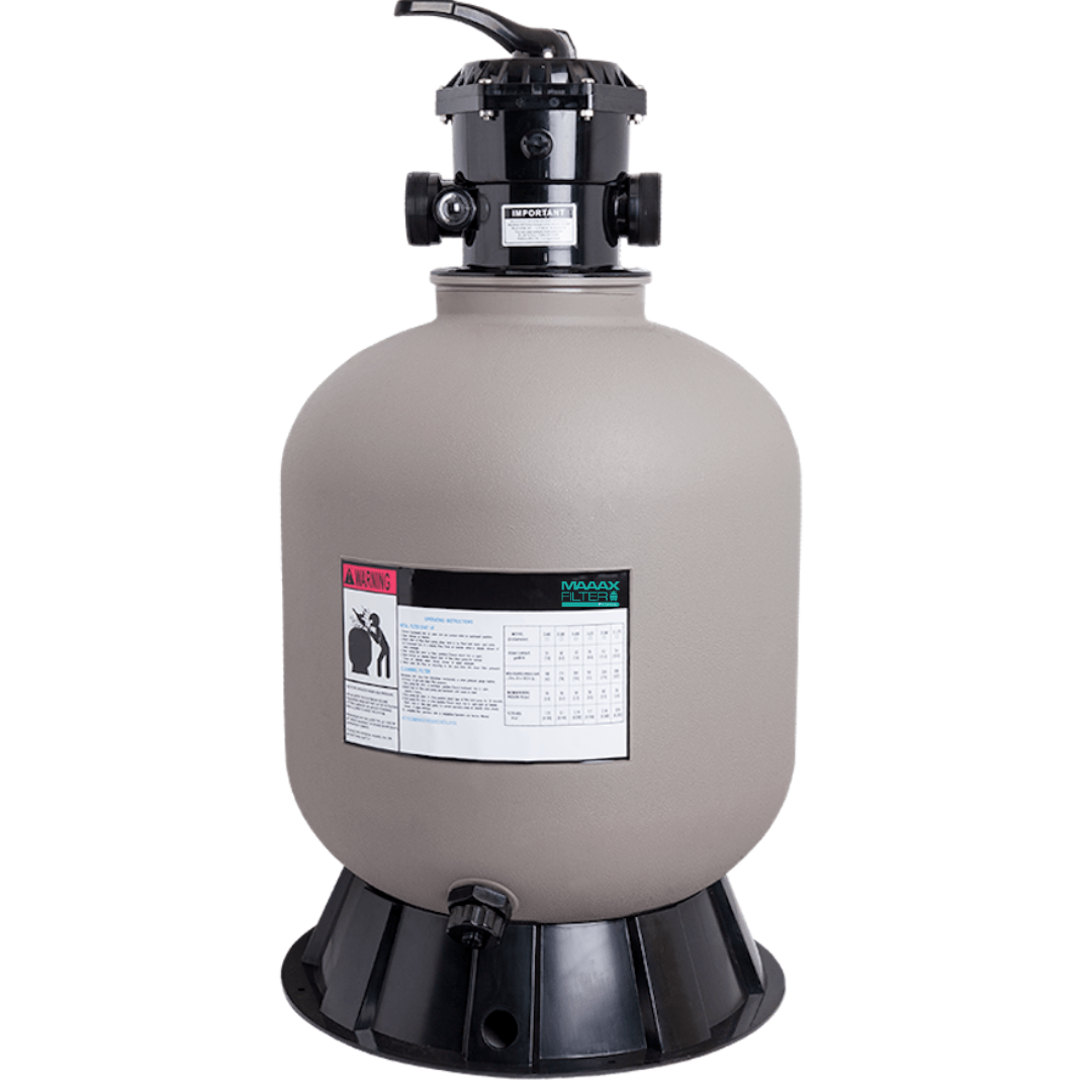 Filtro De Arena Eco Maaaxfilter  De 16" Con Valvula Multiport Superior