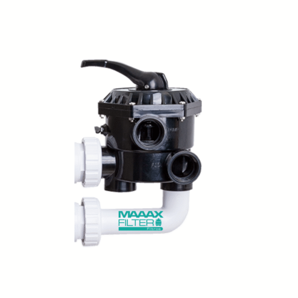Valvula Multiport Lateral L 1.5 Para Filtros Ecomaaaxfilter De 16 A 24